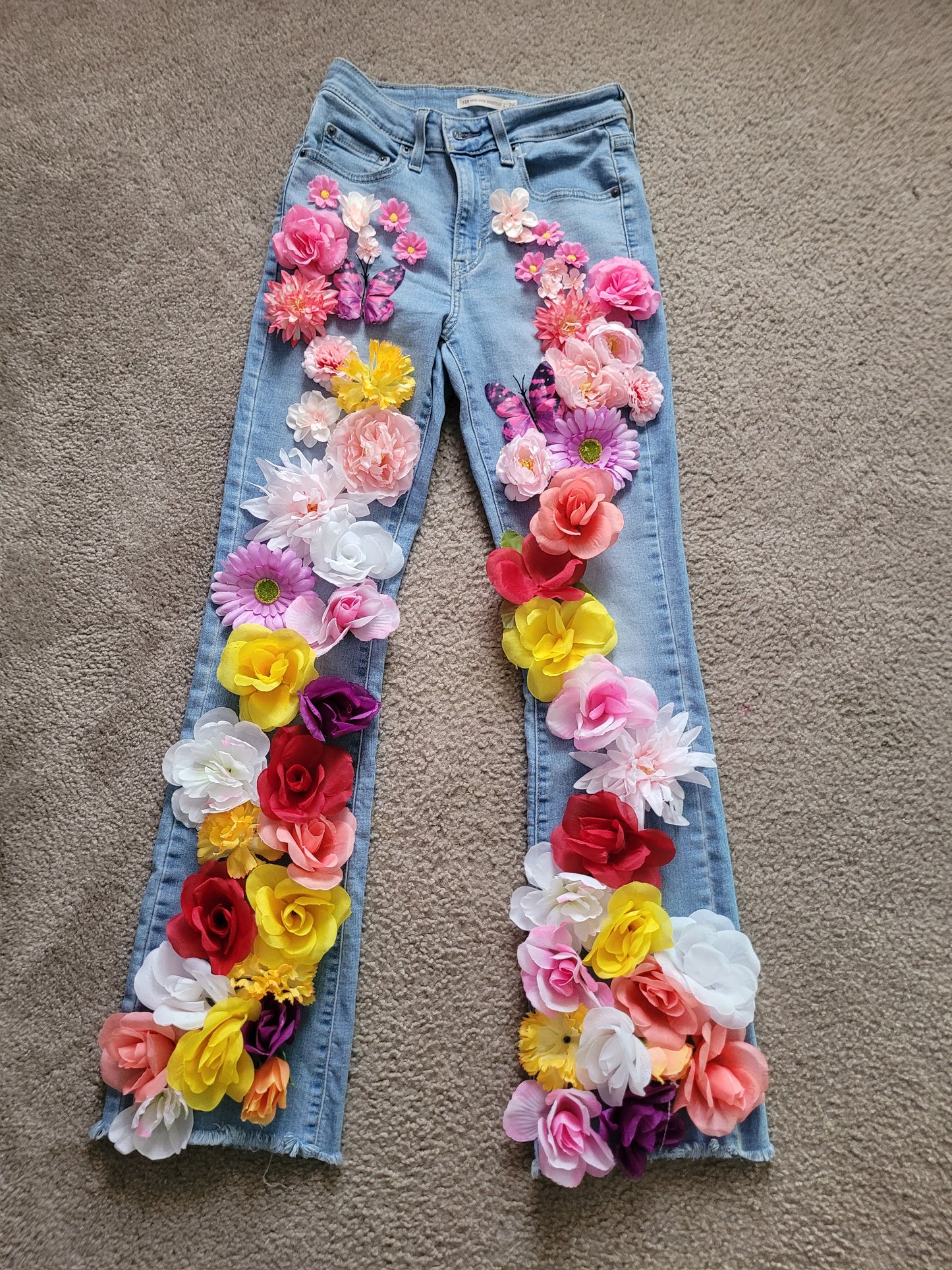 Custom Flower pants