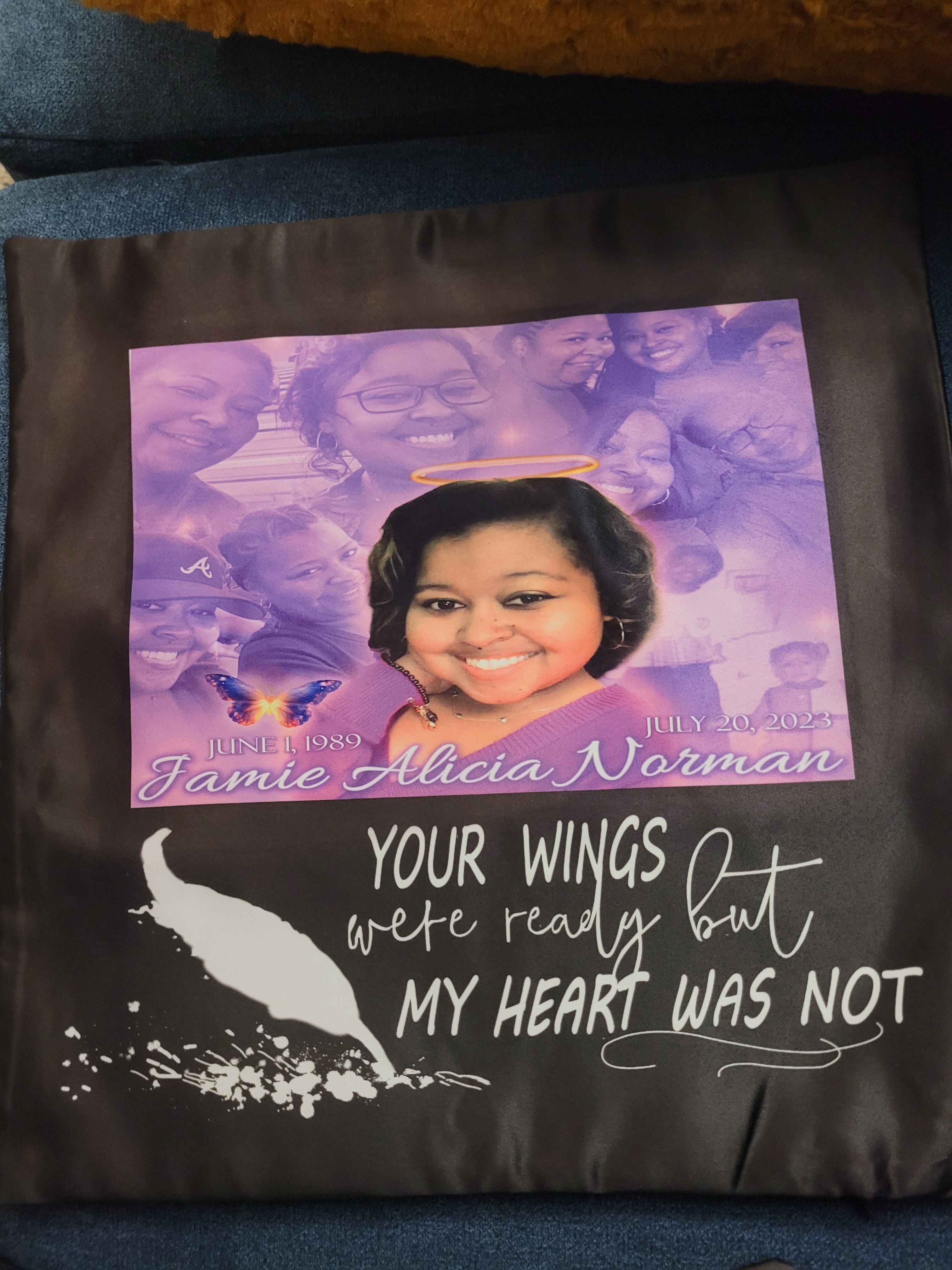 Your wings was ready but heart was not pillow