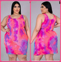 Sleeveless Tye Dye Dress