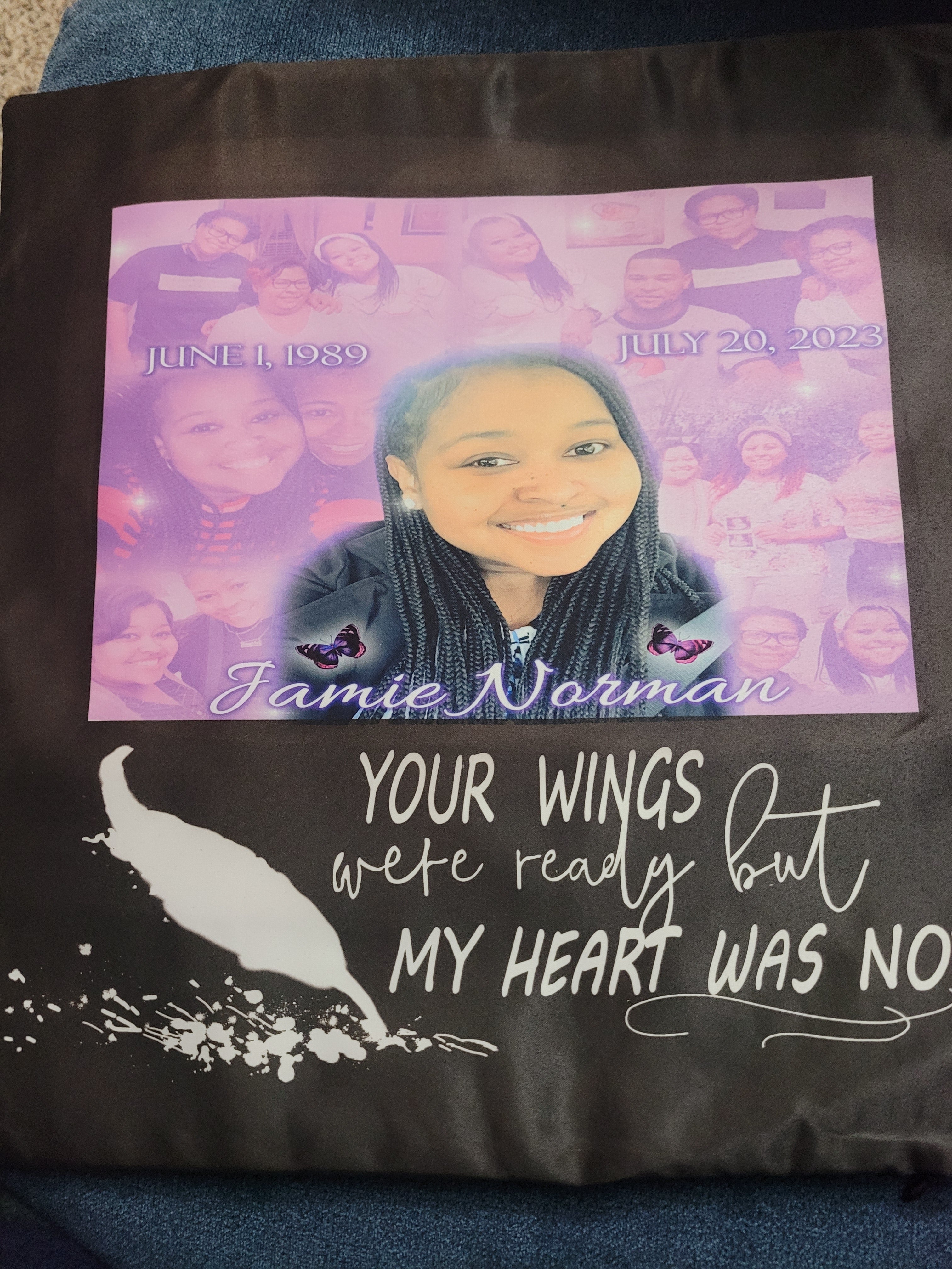 Your wings was ready but heart was not pillow