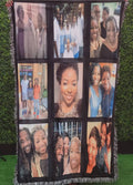 9 panel throw blanket